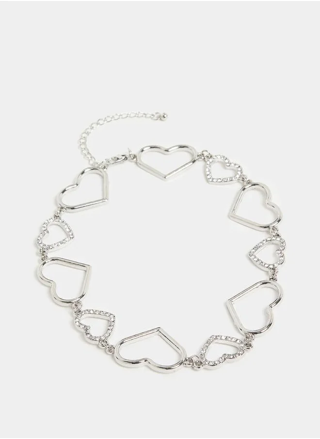 ستايلي Heart Design Necklace