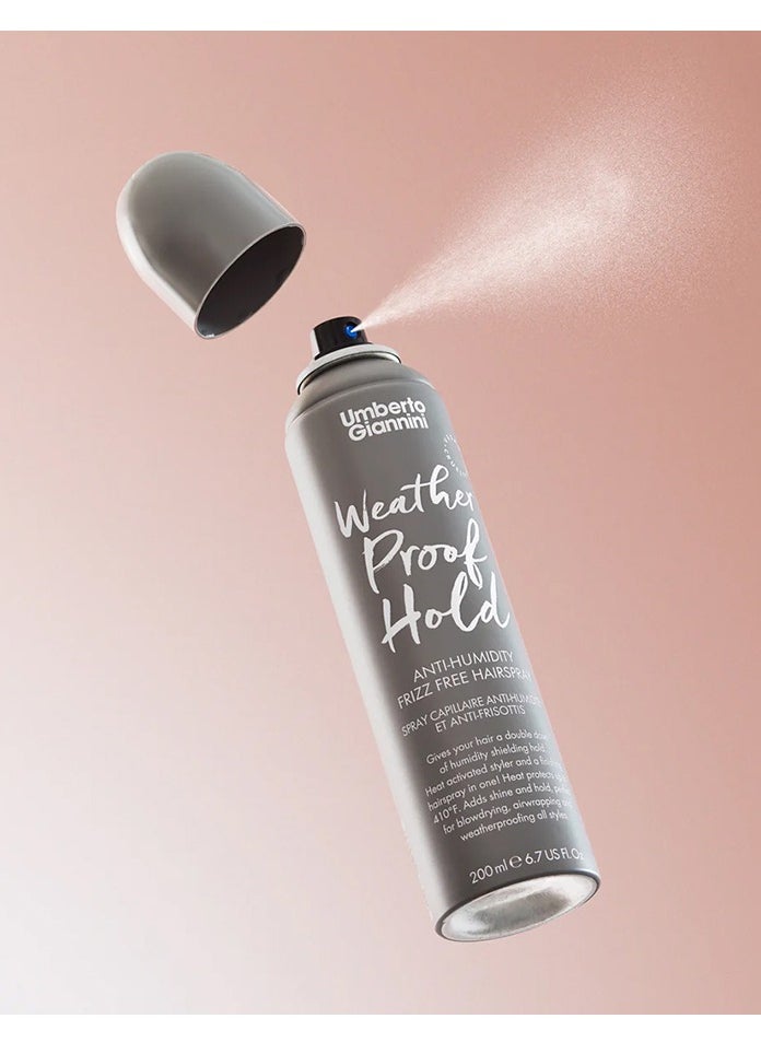 Umberto Giannini Weatherproof Hold Anti-Humidity Frizz Free Hairspray 200ml  - Image 2