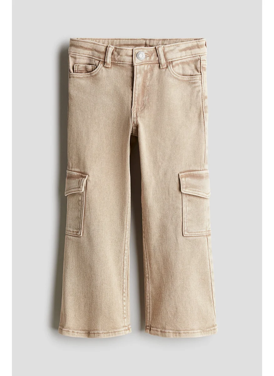 H&M Bootcut Cargo Jeans