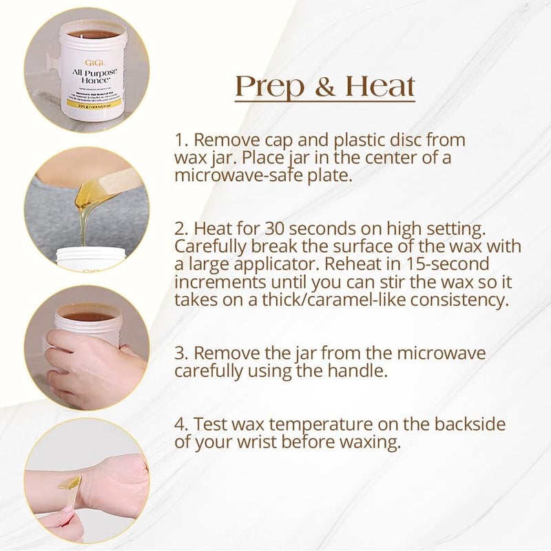 GiGi All Purpose Honee Microwave Hair Removal Wax - Image 4