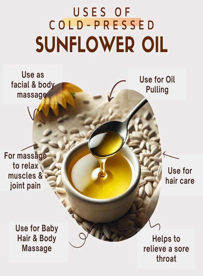 COCO CRUSH Sunflower Oil for Baby Massage | Cold Pressed & 100% Natural | Nourishing Oil for Body & Hair | Certified Organic & Gentle on Delicate Skin (200ML) - Image 4
