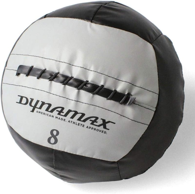 Dynamax Medicine Ball, Accelerator I, 8 Pounds, Black/Gray (24008) - Image 1