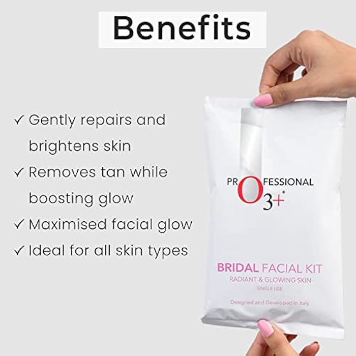 O3+ Bridal Facial Kit for Radiant & Glowing Skin - Suitable for All Skin Types (120g, Single Use) - Image 2