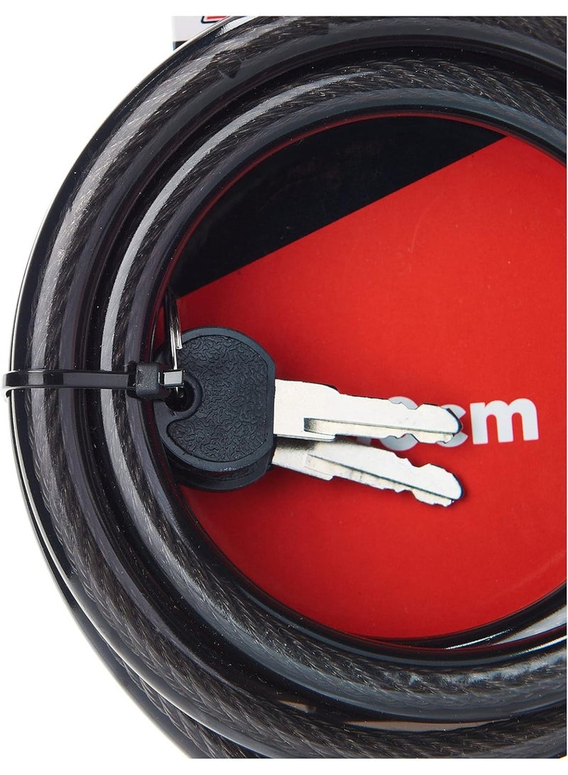 Spartan SP-9027 Cable Lock | 180cm Silver Steel Cable Lock with Combination Code for Bicycles, Scooters & Gym Equipment – Strong, Flexible & Durable Security Design - Image 2