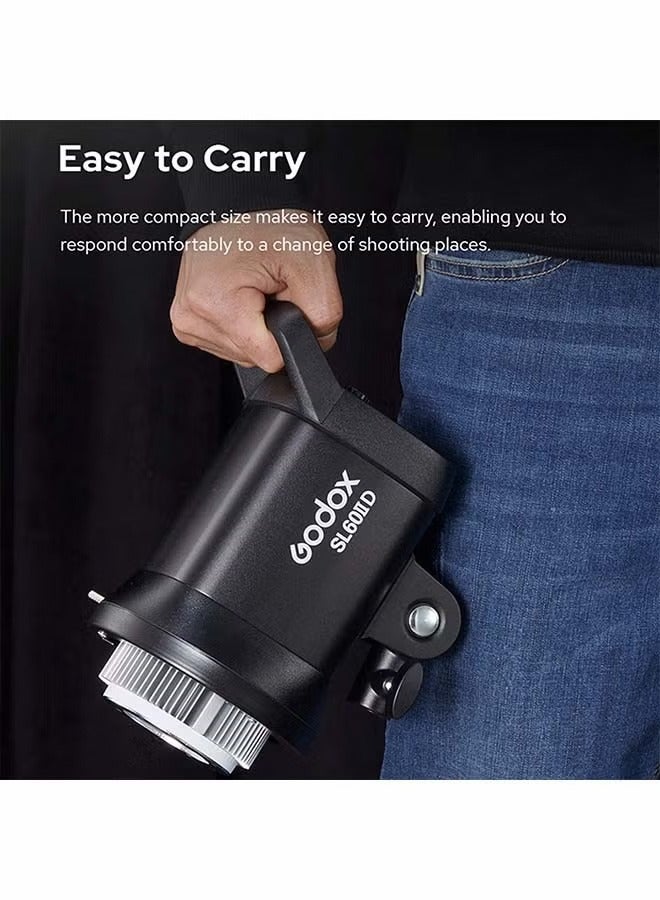 Godox SL60IID Portable Studio LED Video Light 70W Photography Fill Light 5600K±200K Built-in 8 FX Lighting Effects - Image 5