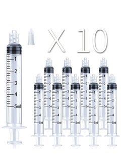 Generic Medical Disposable Syringe  5 ml With Needle, Individually Sealed, 10 Pack  - Image 1