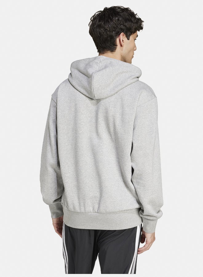 Adidas essentials feelcozy fleece men's hooded sweatshirt  - Image 4