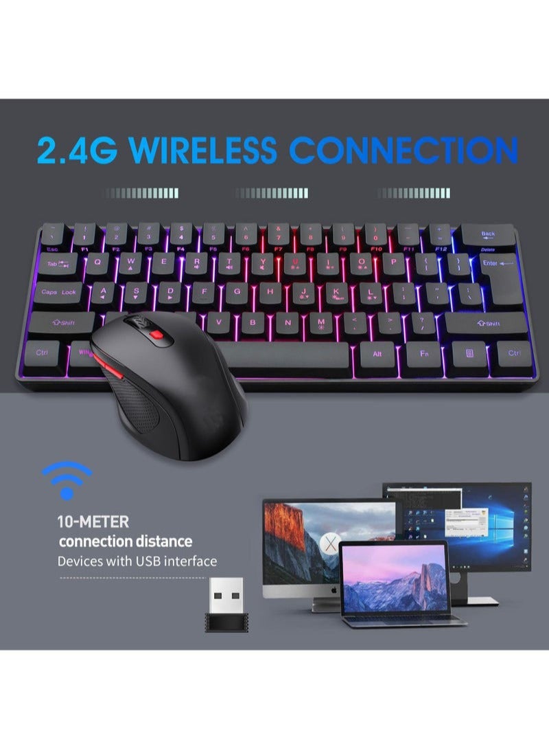 Captaintech Mouse Ergonomic PC Mouse with USB Receiver for Computer Laptop Desktop 3 DPI Adjustable Silent Click Comfortable Ergo Mouse 10M Wireless Connection Ultra-fast Scroll - Image 4