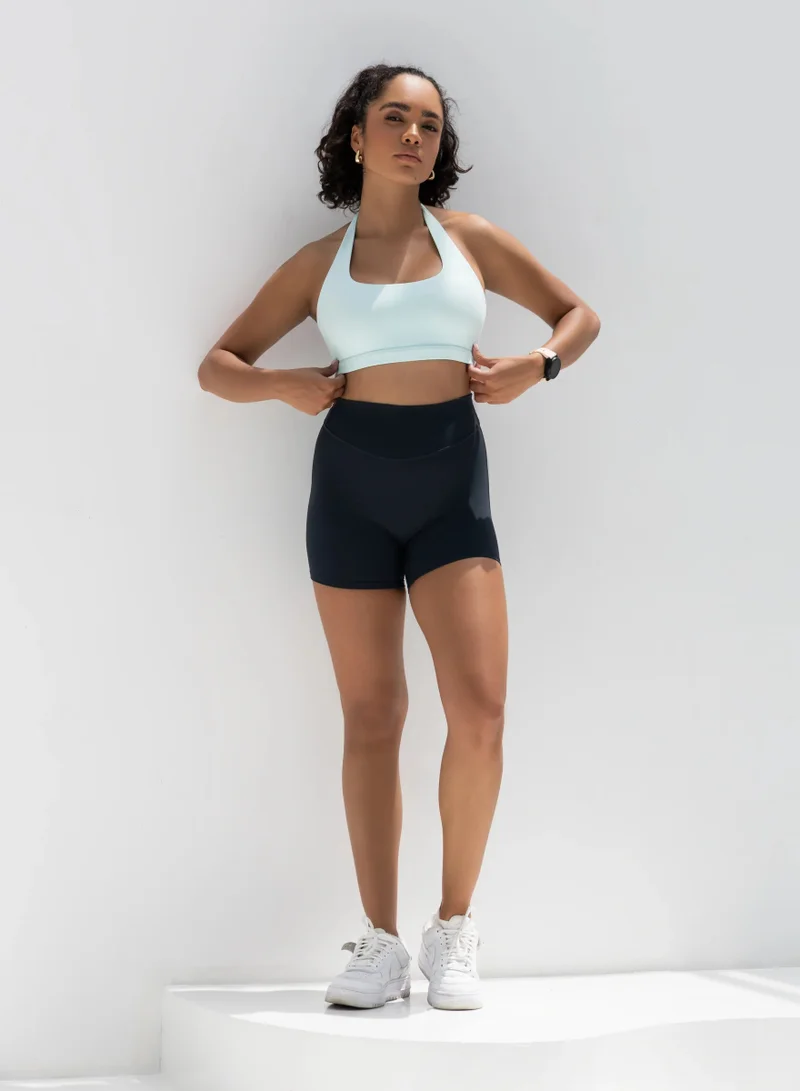 Mohuki Light Blue Active Halterneck Bra for Women | Best Price UAE