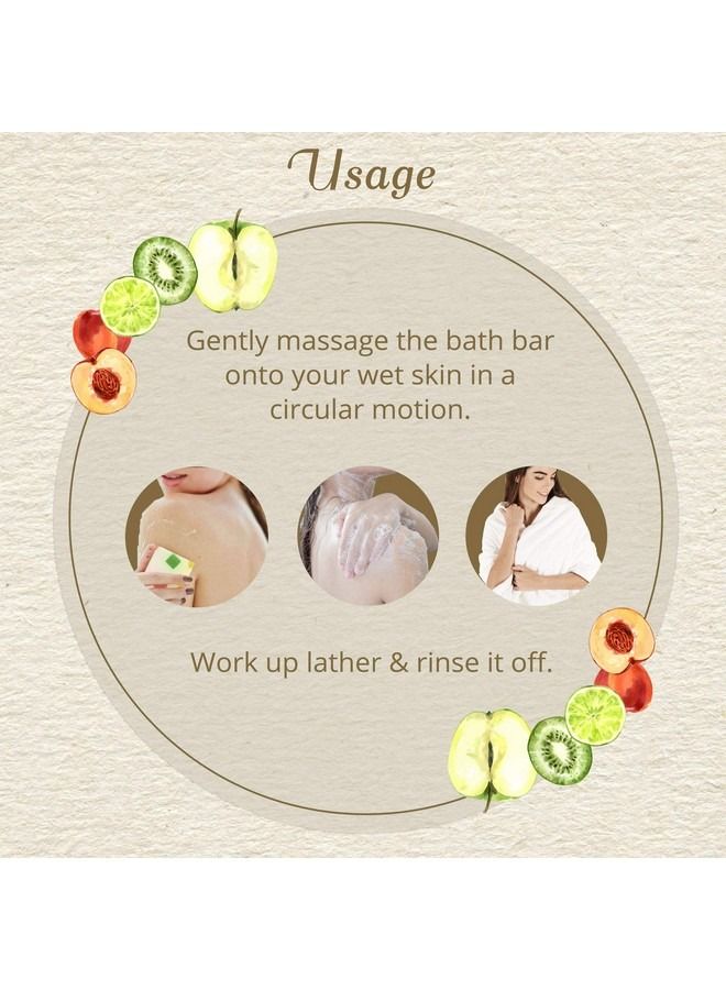KHADI ESSENTIALS Vitamin C Rich Fruity Soap with Avocado Almond Milk Cocoa Kokum Butter For Health  - Image 4