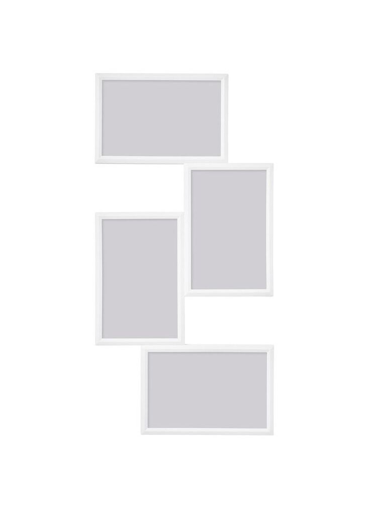 Generic - Collage Frame for 4 Photos White 21x41 Cm - Image 1