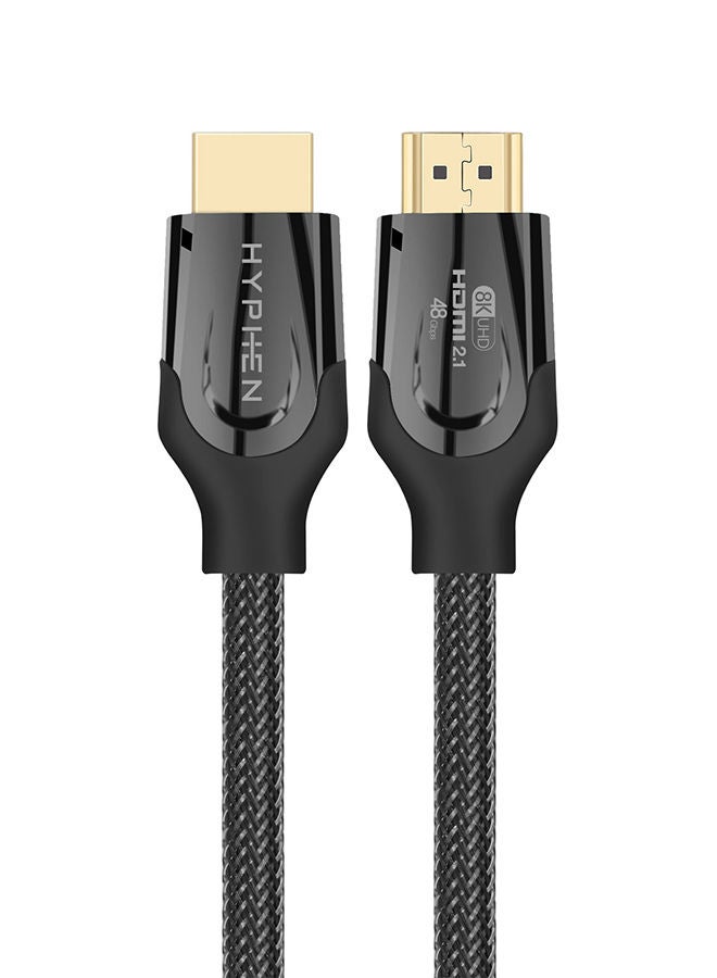 NIBEMINENT HDMI 2.1 Ultra High Speed Cable 2m black - Image 1