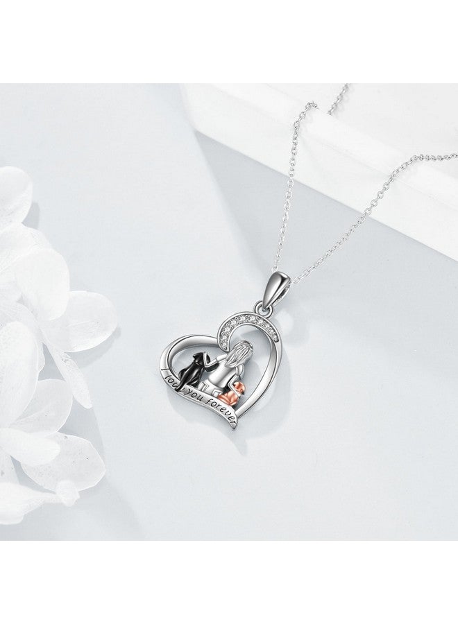 YFN Dog Pendant Necklace For Women 925 Sterling Silver Pet Animal Memorial Jewelry Gifts For Dog Lovers - Image 3