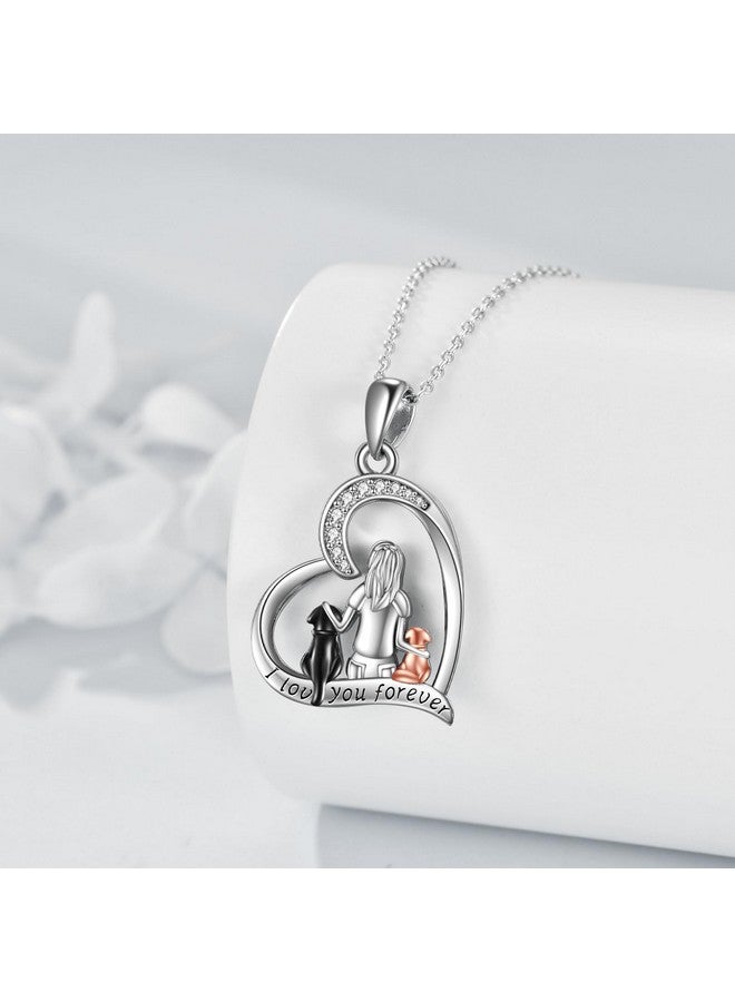 YFN Dog Pendant Necklace For Women 925 Sterling Silver Pet Animal Memorial Jewelry Gifts For Dog Lovers - Image 4