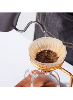 XiuWoo Adjustable Pour Over Filter Coffee Dripper Station with Wooden Base Stand  - Image 4