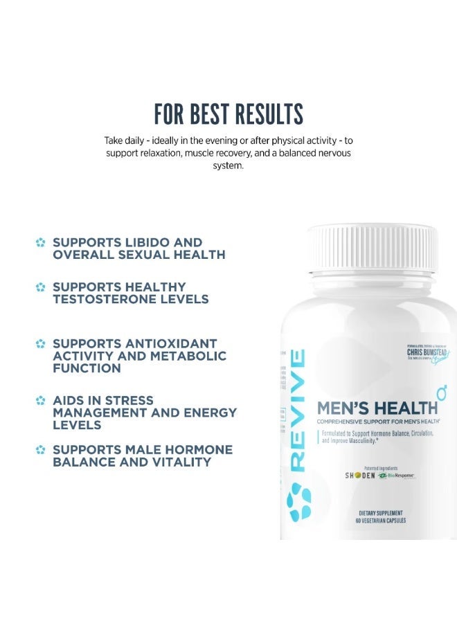 Revive Men’s Health - Hormonal Balance, Male Vitality & Overall Men’s Wellness Support - 60 Capsules - Image 3