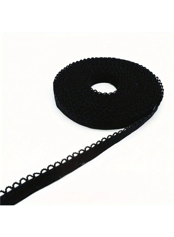 Black Lace Trim Elastic Band 78 74 Inch For Sewing And Jewelry Making - Image 5