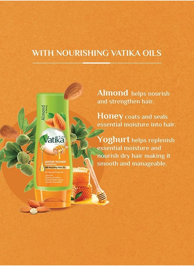 Vatika Naturals - Vatika Naturals Moisture Treatment Conditioner | Enriched with Almond & Honey | Deep Nourishment | For Dry and Frizzy hair - 200ml - Image 1