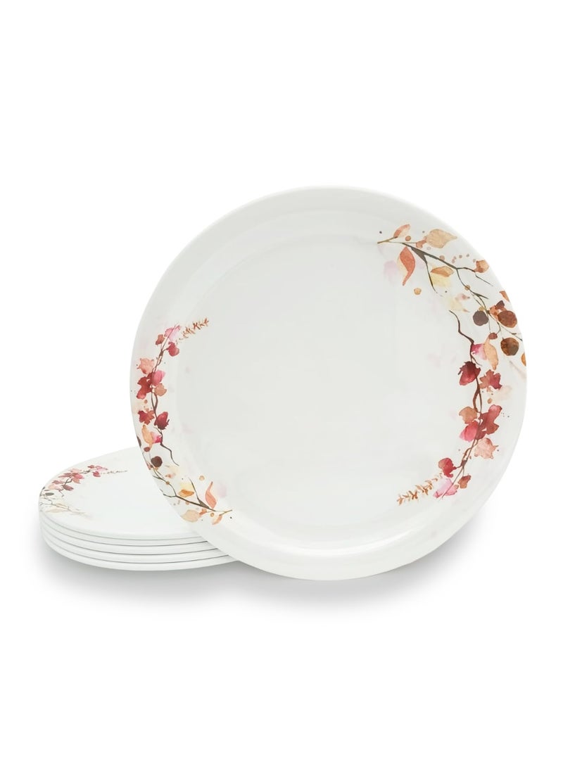 Superware Superware | Pure Melamine | Dinner Plate Set – Fleurish 11” (6 nos.) | Stain Free, Glazed Finish  - Image 3