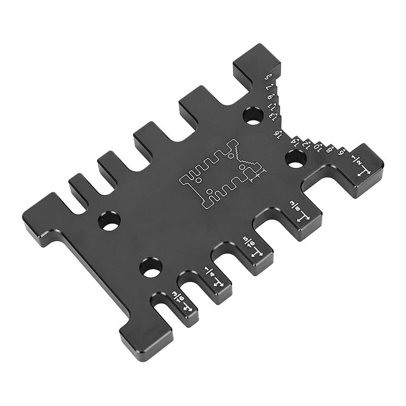 Woodworking Tenon Caliper Card Measuring Tool 6 Inch Durable Aluminum Alloy - Image 3