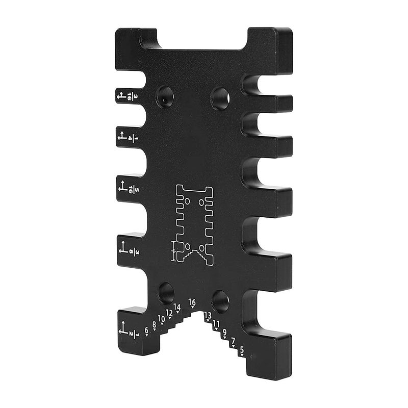 Woodworking Tenon Caliper Card Measuring Tool 6 Inch Durable Aluminum Alloy - Image 4