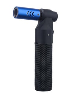 JiFENG Torch Butane Lighter Windproof Butane Refillable Gas Torch Lighter for Candle,Fireplaces, Camping,Kitchen(Blue,Butane Not Included)  - Image 1