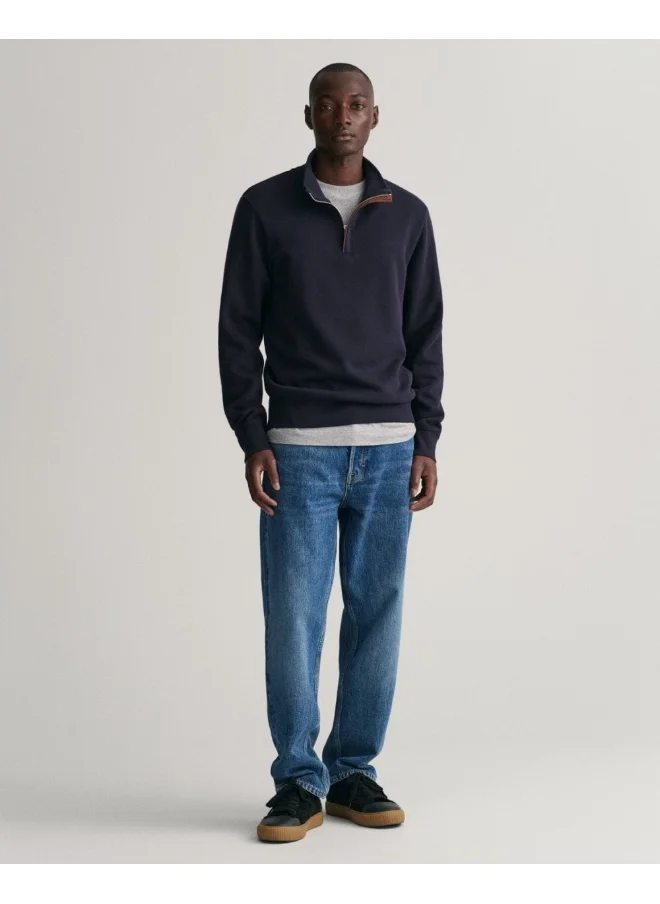 غانت Gant Sacker Rib Half-Zip Sweatshirt