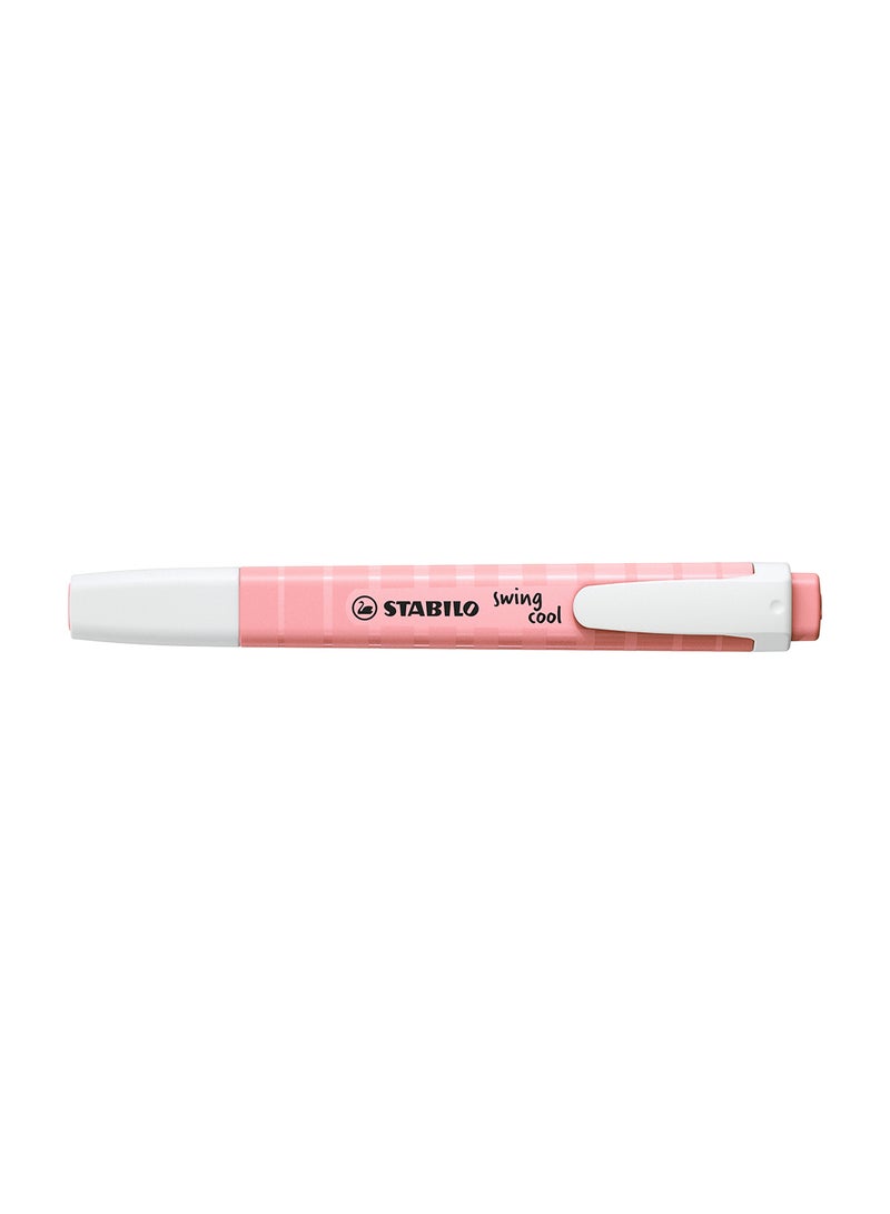 STABILO Highlighter Pen - Swing Cool Pack of 10 Pens in Pink Blush Pastel Colors , Anti-Dry Out , for Drawing Illustrations , Note Taking - Image 1