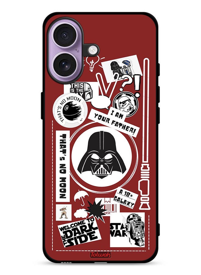 Tolwak Apple iPhone 17 Protective Case Cover Welcome To The Dark Side Sticker - Image 1