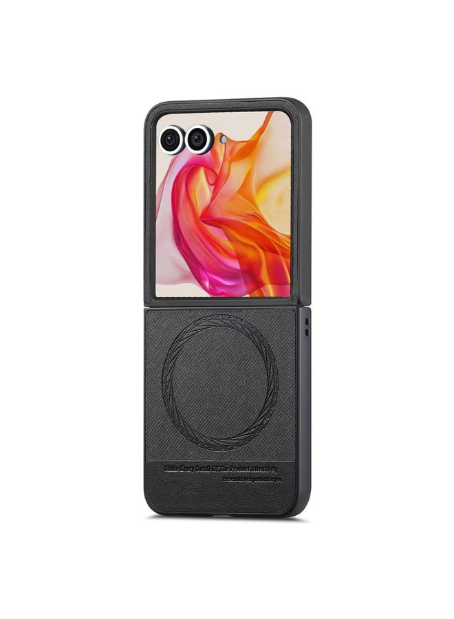 اس-توب جراب لهاتف Motorola Razr 50 Ultra مصنوع من الجلد الصناعي مع غطاء خلفي مغناطيسي - Image 2