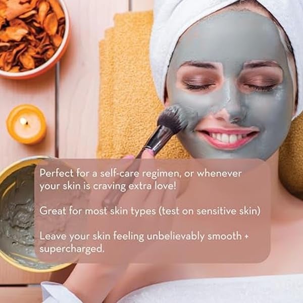 SNEIRA Mud DTan Mask100gPack of 2 Ultimate Detox Charcoal  Dead Sea Minerals for Clearer Skin  Deep Cleansing Brightening and Revitalizing Face Mask - Image 3