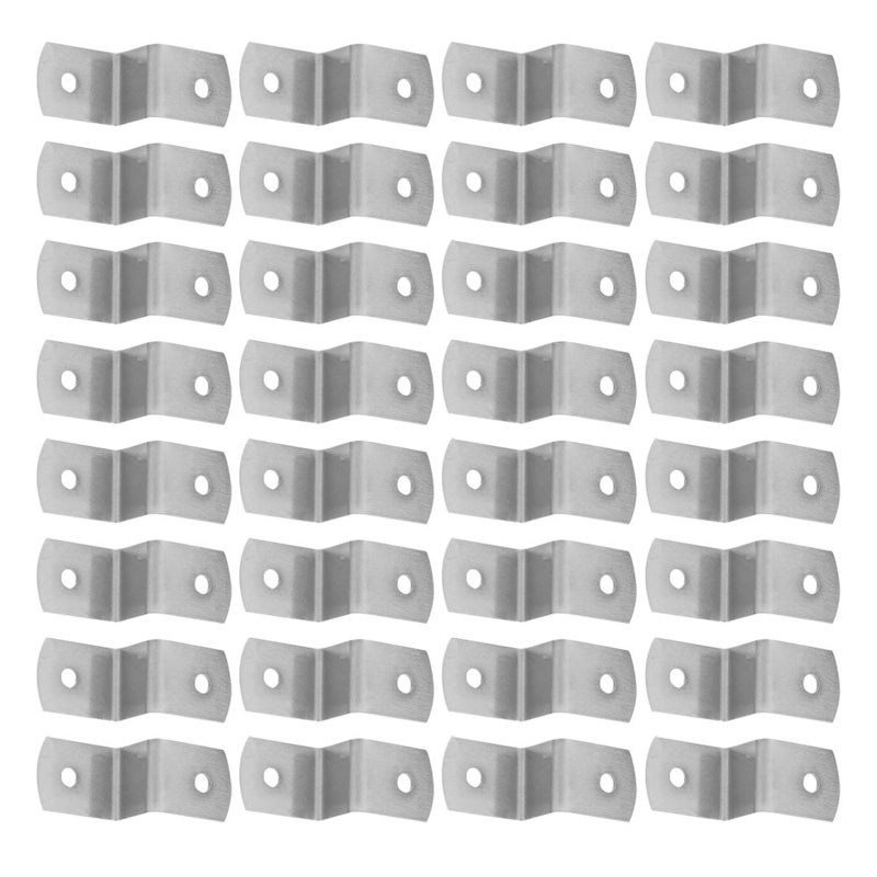 50pcs Z Shape Photo Frame Fasteners Offset Canvas Clips Tabletop Picture Framing Fasteners - Image 1