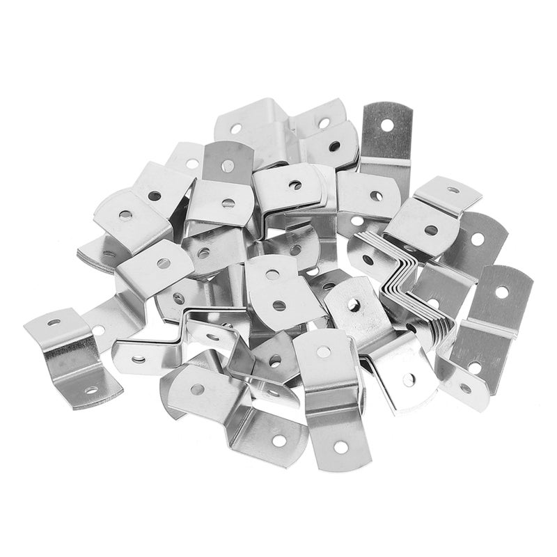 50pcs Z Shape Photo Frame Fasteners Offset Canvas Clips Tabletop Picture Framing Fasteners - Image 4