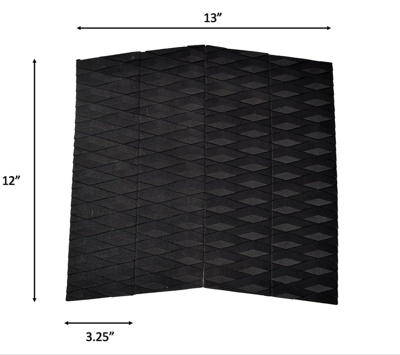 Shaka Pro EVA Surfboard Traction Pads (Front and Back) - 7 Adjustable Pieces with 3M Adhesive - Max Diamond Grip with Kicker and Arch Bar - Fits All Board Sizes - Image 5