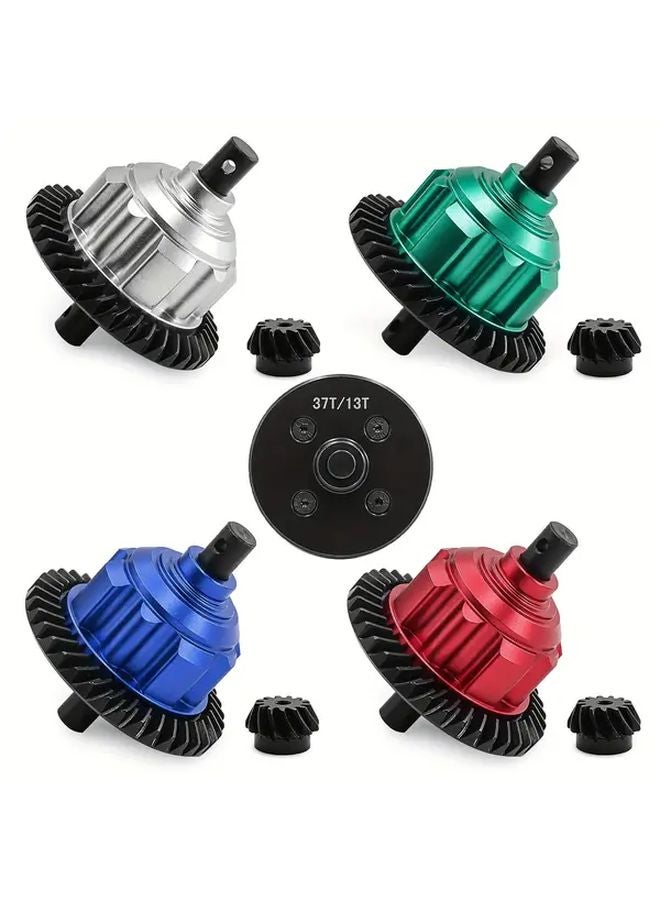 Blue Traxxas 1 10 MAXX SLASH Chrome Steel Rear Differential Gearbox 37 13T Assembly Racing Enhancement - Image 2