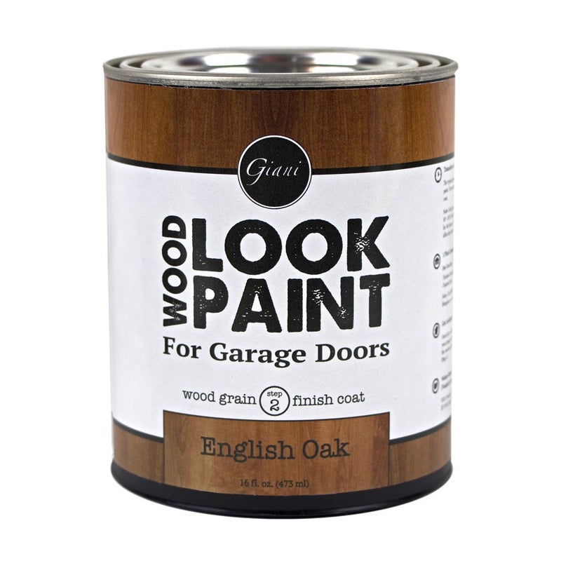 Giani Wood Look Paint for Garage Doors- Step 2 Wood Grain Finish Coat, Pint (English Oak)