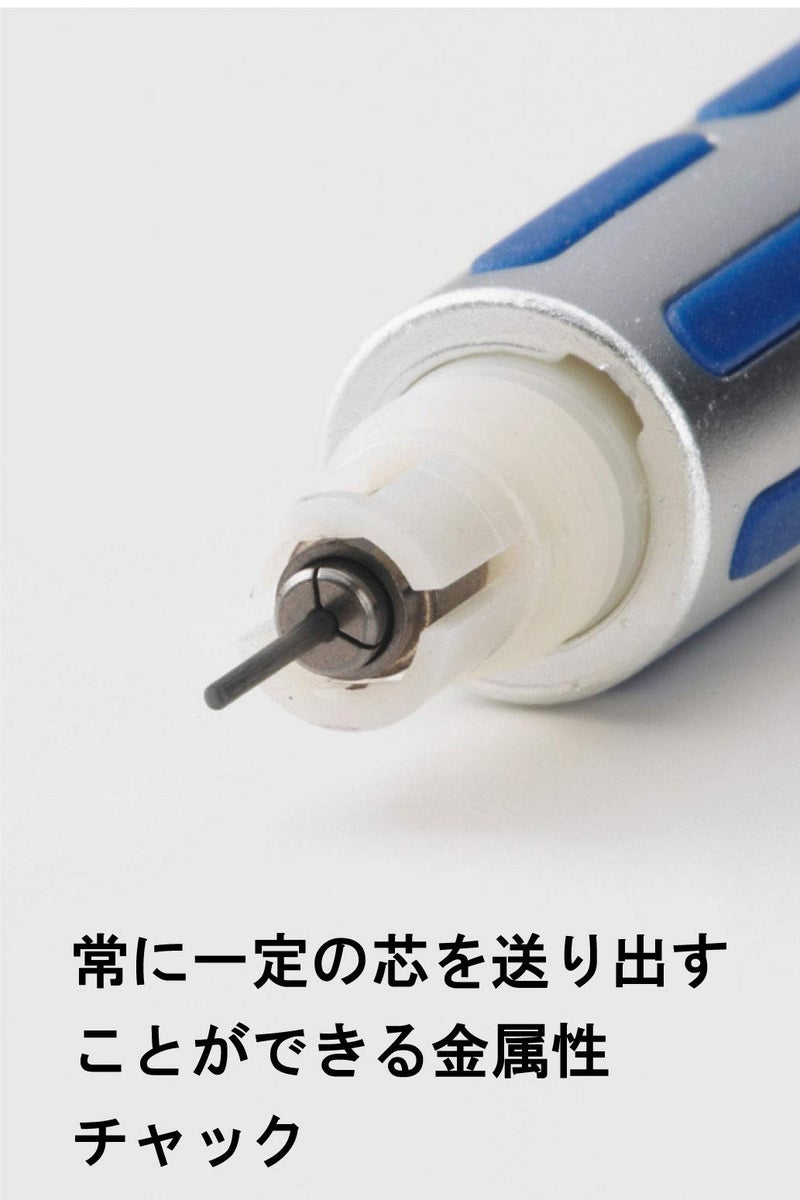 Pentel Graph-1000CS XPG1005CSC Mechanical Pencil, Blue - Image 4