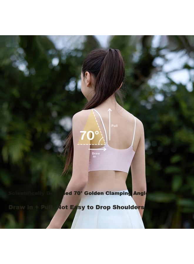 Like Uu Thin Strap Bra For Female Students In Middle And High School, Puberty Underwear, Young Girls' Bra, Lightweight And Breathable Bandeau - Image 2