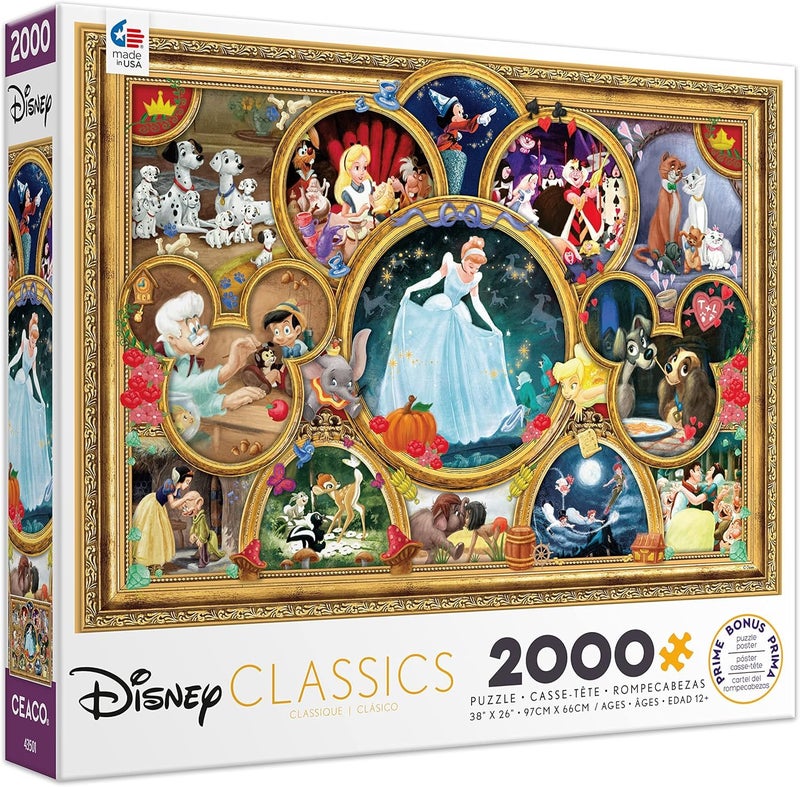 Ceaco Disney Classics Disney Classics 2000 Piece Jigsaw Puzzle 5 - Image 3