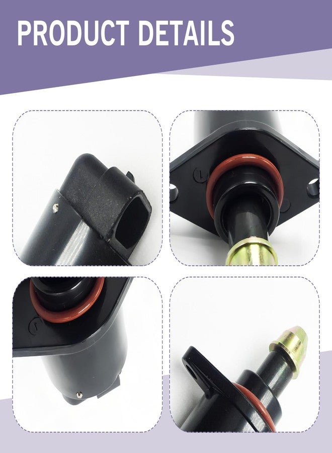 Flygun 1PC Car Idle Control Valve, Idle Motor Air Control Valve for Unstable/Unsmooth Acceleration, Replacement OEM #Part Number 90380 10526 Accessories, Compatible with King Kong, Buick, Chevrolet - Image 2