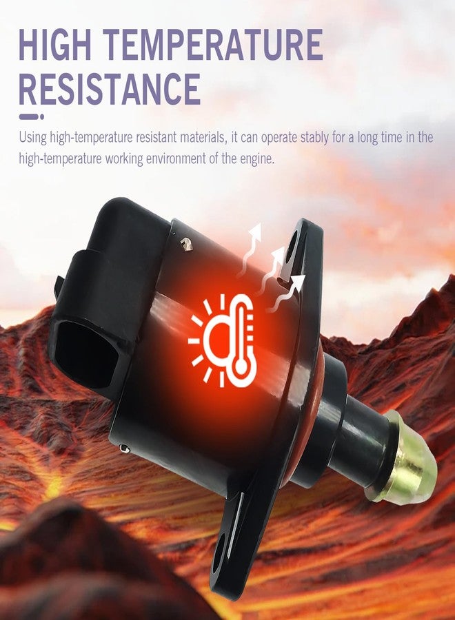 Flygun 1PC Car Idle Control Valve, Idle Motor Air Control Valve for Unstable/Unsmooth Acceleration, Replacement OEM #Part Number 90380 10526 Accessories, Compatible with King Kong, Buick, Chevrolet - Image 5