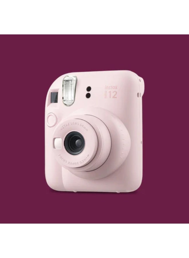 Instax Mini 12 Christmas Gift Box – Pink Instant Mini 12 Camera with Brown Case, White Mini Film, Photo Frame, Pegs and Batteries – Perfect Christmas Gift for Kids, Teens, and Adults - Image 2