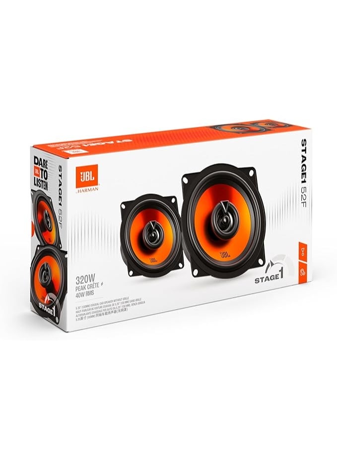 جي بي إل JBL Stage1 52F سماعات سيارة 5.25 إنش ثنائية الاتجاه ضمان سنتين - Image 1