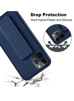Houmt iPhone 15 Pro Case Finger Grip Car Mount Magnetic Holder Kickstand Wrist Strap Multi function Shockproof Compatible with Apple iPhone 15 Pro 6.1 Inch  - Image 3