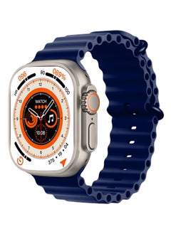 Generic T900 Ultra NFC Bluetooth Call Wireless Charging Smartwatch (Dark Blue)  - Image 1