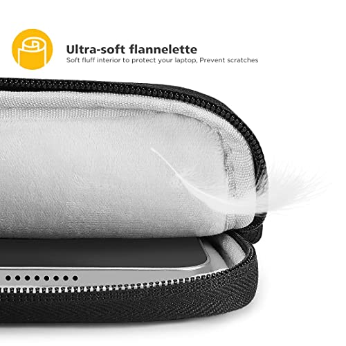 KIZUNA 10 Inch Tablet Sleeve Messenger Laptop Bag - Water Resistant for 9.7-11" iPad Pro/Surface Go 3/10.5" Galaxy Tab A, Black - Image 3