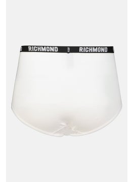 JOHN RICHMOND Men Brand Logo Pull On Brief, White  - Image 2