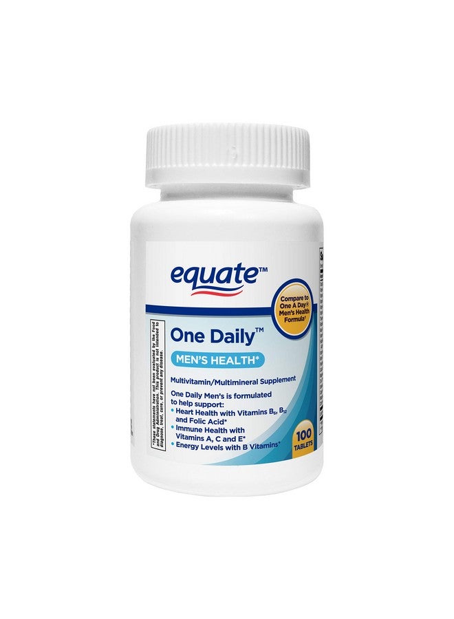Equate إيكويت - فيتامينات متعددة يومية، صيغة صحة الرجال، 100 قرص - Image 1