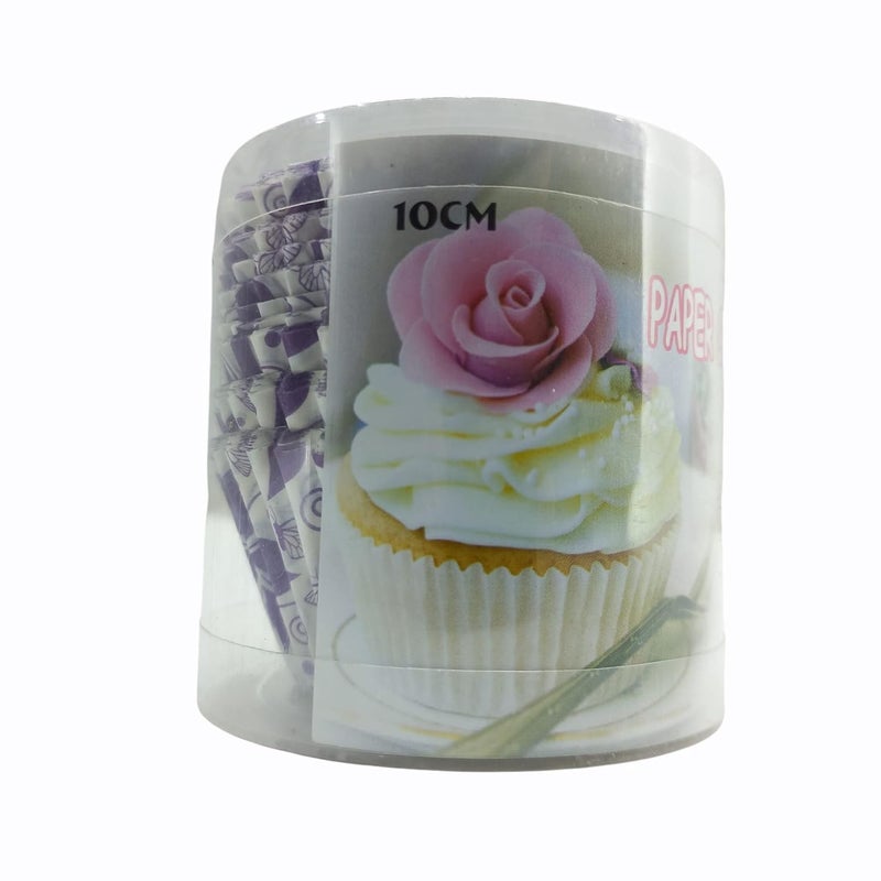 Tim Hawk Timhawk 10cm 100 Pcs Baking Paper Cupcake Liner Muffin Cup 12pcs SetRandom Design Color - Image 3
