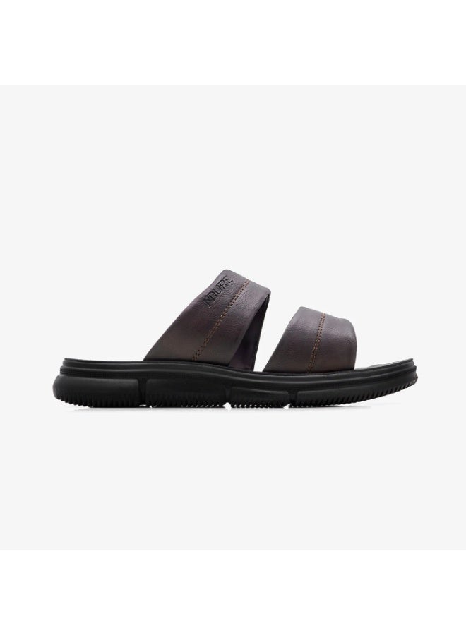 NDURE Men's Double Strap Slide Sandals, Casual Open Toe Slip-On - Image 5